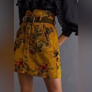 ANTHROPOLOGIE • PILCRO • Corduroy Mini
Skirt • High Waisted